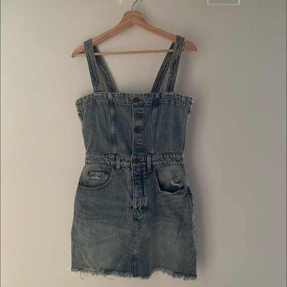 ‼️BNWT‼️ CHEAP MONDAY Blue Denim Potion Dress - Picture 4 of 6